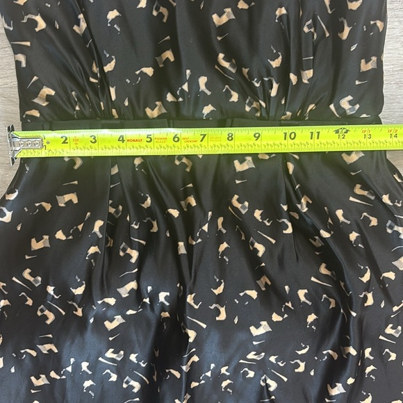 Milly New York Silk Strapless Black Cocktail party Dress Sz 6 - Picture 3 of 9